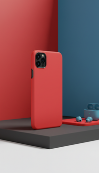 Signal Red Designer Smartphone Case